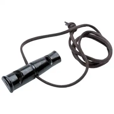 Sifflet De Dressage Januel Buffle Noir idéal pour le dressage chien d'arrêt - Sellerie, Laisses, Longes, Sangles, Colliers - DOG