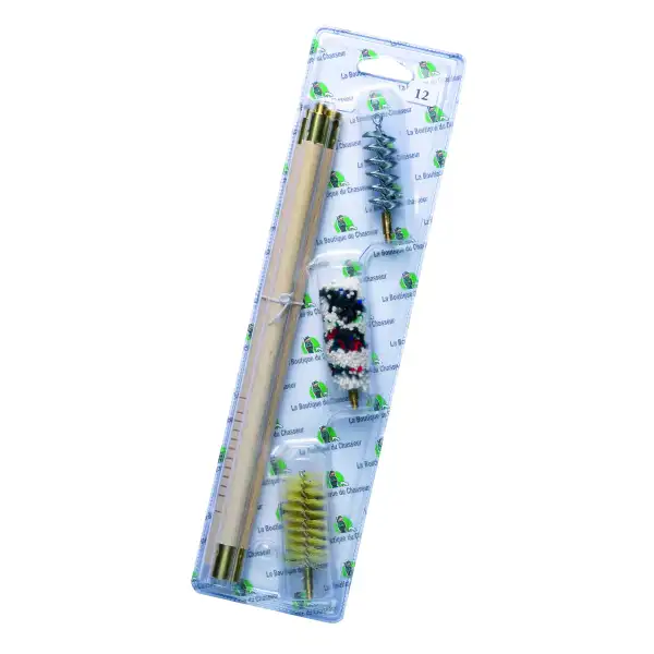 Kit de nettoyage pour fusil, cleaning kit Januel - Nécessaire de nettoyage pour carabine ou fusil - Kit de Nettoyage - Bagagerie