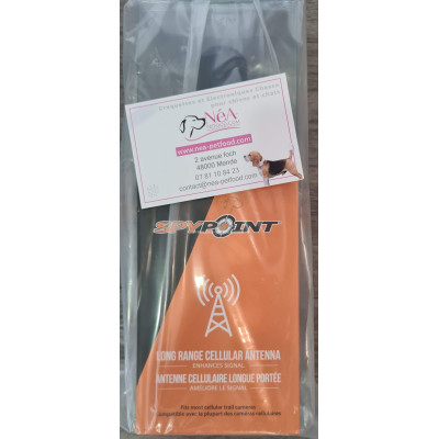 Antenne omnidirectionnelle externe cellulaire longue portée Spypoint afin d'amplifier le signal