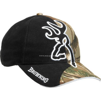 BROWNING BIG BUCKMARK BLACK RTX – casquette élégante et respirante