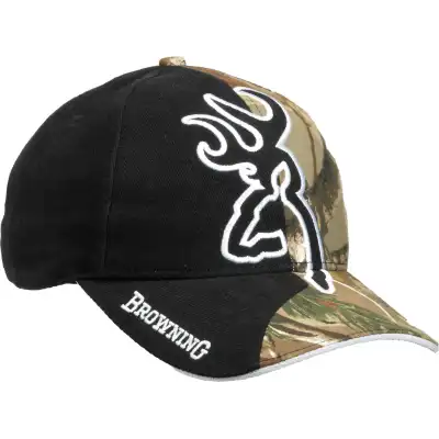 BROWNING BIG BUCKMARK BLACK RTX – casquette élégante et respirante