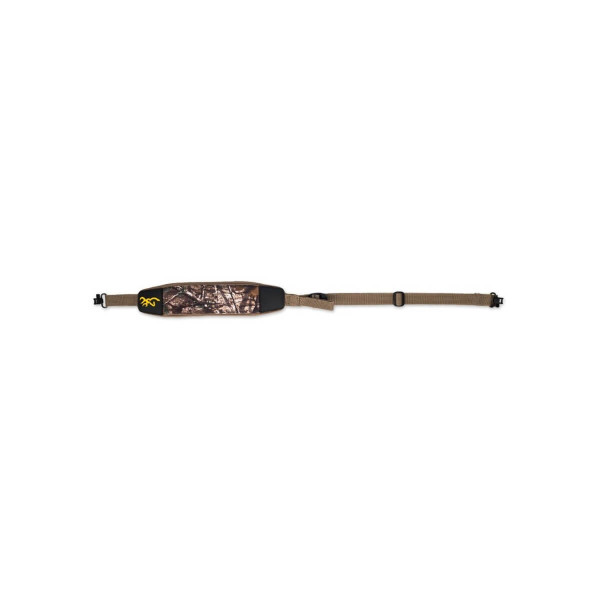 Bretelle BROWNING en neoprene pro modèle rifle couleur noire SLING NEOPRÈNE RIFLE BIG GAME