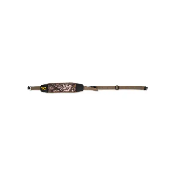 Bretelle BROWNING en neoprene pro modèle rifle couleur noire SLING NEOPRÈNE RIFLE BIG GAME
