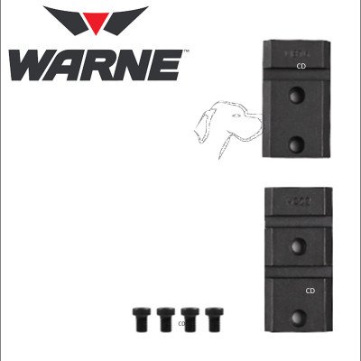 PAIRE D’EMBASES ACIER WARNE MAXIMA – Remington 700 & Consorts