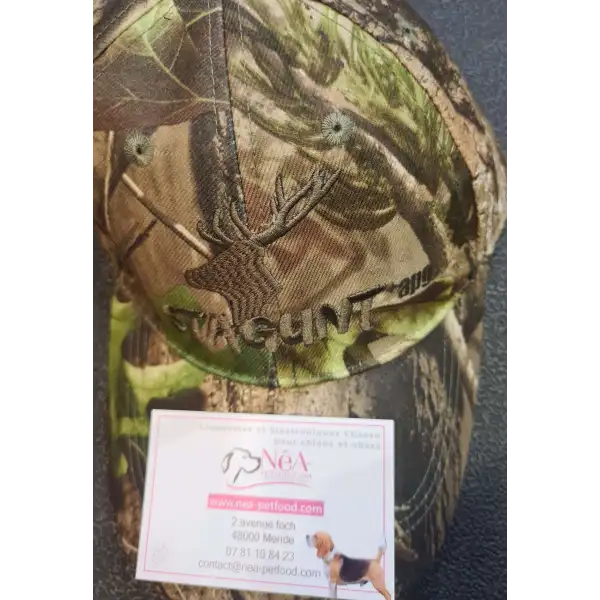 CASQUETTE STAGUNT CAMOO CAP GREEN CAMO – Camouflage Nature Discret