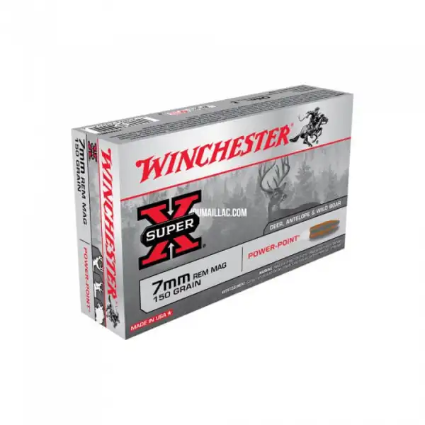 MUNITIONS BALLES WINCHESTER 7RM POWER POINT CX7MMR1