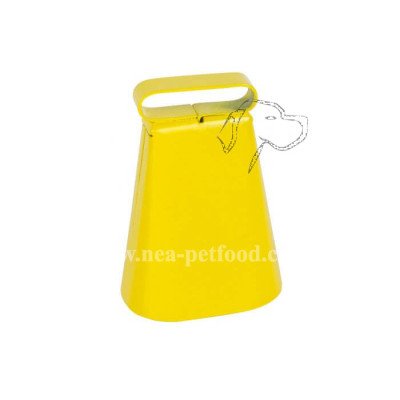 Sonnaillons Jaune hauteur 45 mm 55 mm 65 mm - Sellerie, Laisses, Longes, Sangles, Colliers - Sonnailles, Sonnaillons, Cloches et