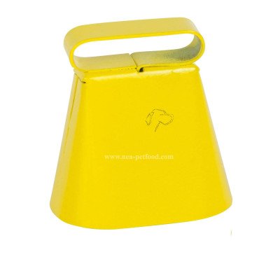 Sonnaillons Jaune hauteur 45 mm 55 mm 65 mm - Sellerie, Laisses, Longes, Sangles, Colliers - Sonnailles, Sonnaillons, Cloches et
