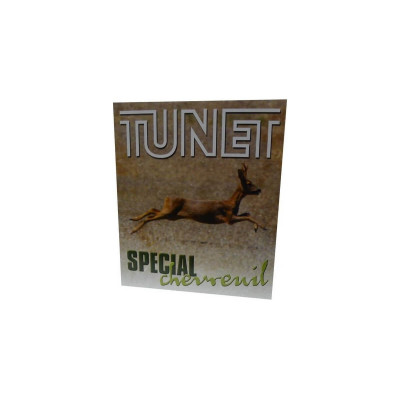 Cartouches Tunet Traditionnelles CHASSE Duo Chevreuil Cal. 12 Plombs N° 1 - 2 Nickelé