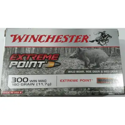CARTOUCHES WINCHESTER .300 WIN MAG EXTREME POINT 180 GR