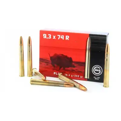 GECO 9.3x74 R Plus 255 Gr 16.5g MUNITIONS DE CHASSE CALIBRE 9,3X74R