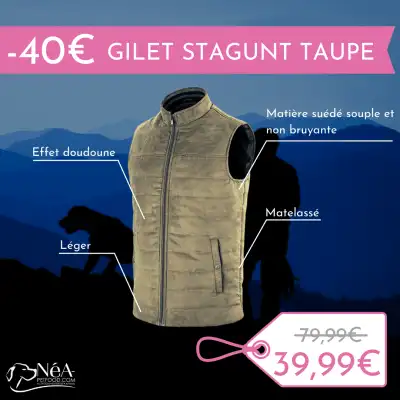 Gilet matelassé Stagunt Buck Vest – TAUPE GILET STAGUNT BUCK VEST TAUPE - Gilet STAGUNT - Gilet STAGUNT - Gilet STAGUNT - Gilet