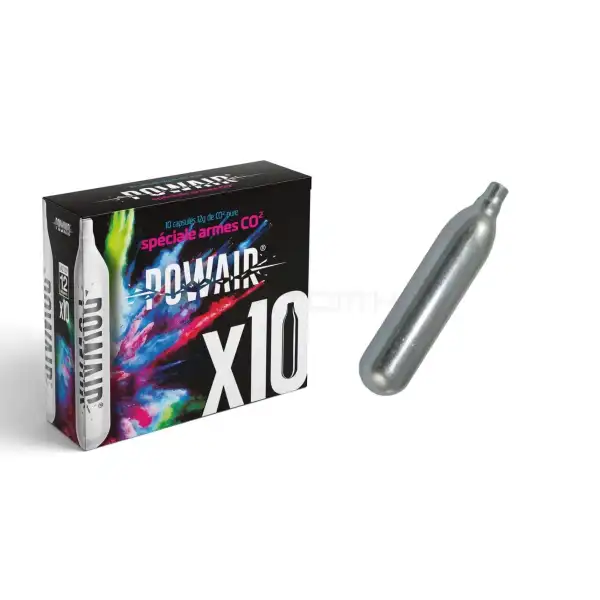 Boîte de 10 cartouches CO² 12g Powair