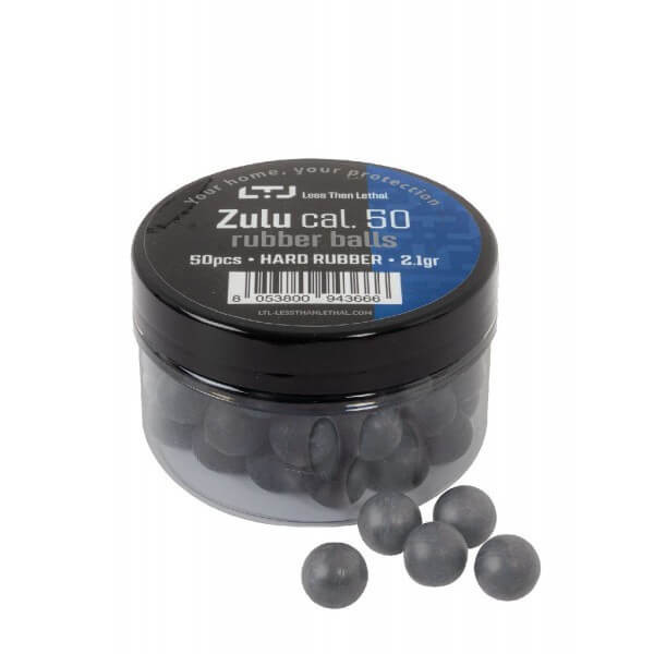 Bille Caoutchouc ZULU LEGERE calibre 50 x50 unités