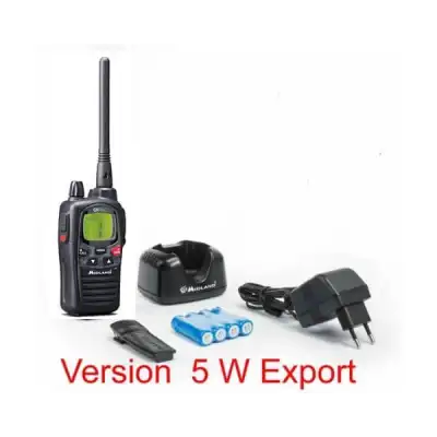 Midland G9PRO+NOIR version export 5W LIVRAISON GRATUITE ARMURERIE NEA