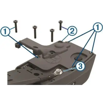 Kit de vis pour antenne de collier Garmin TT15/T5 – remplacement pratique