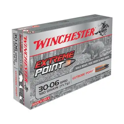 Munitions Winchester .30-06 Extreme Point 180 gr – puissance et précision