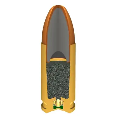 Munitions Winchester 9 mm Luger FMJ 124 gr – 2 boîtes de 50 cartouches