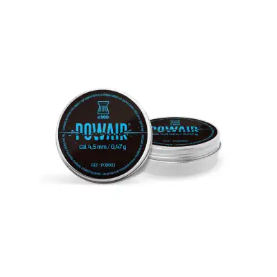 Plombs plats calibre 4.5 Powair boîte de 500 pour carabine