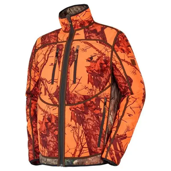 DESTOCK VESTE FOX REVERSIBLE CAMO/FLUO STAGUNT Veste softshell réversible Stagunt Fox- Vestes pour Femme - Vestes pour Homme