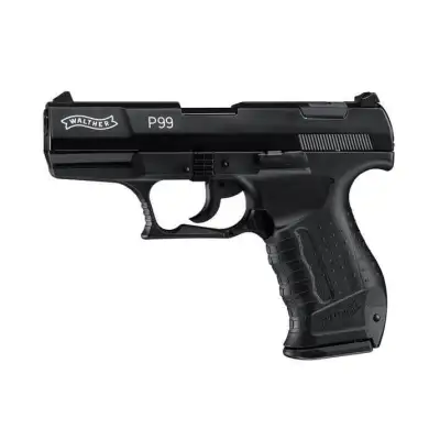 Pack pistolet Walther P99 Noir Umarex 9mm PAK + 50 cartouches Titan