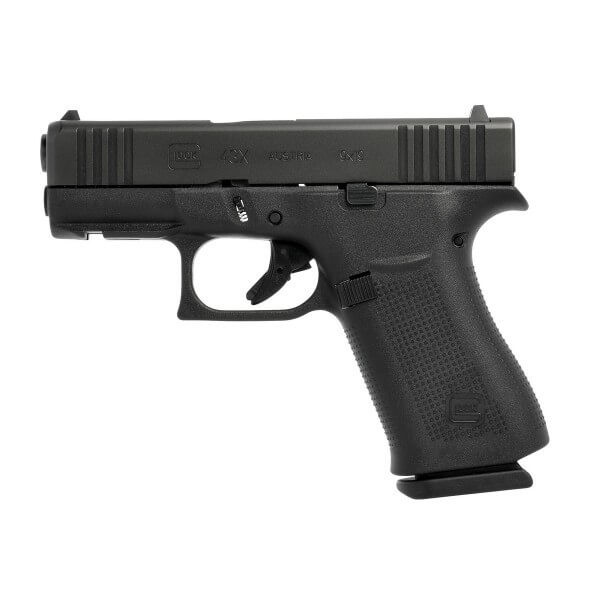 Pistolet Glock 43X Noir avec rail – compact et polyvalent