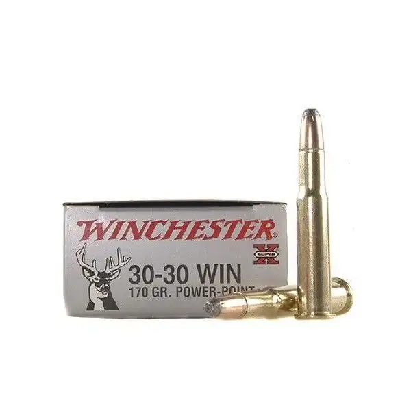 2 boites Winchester .30-30 Win. Power-Point 170 gr