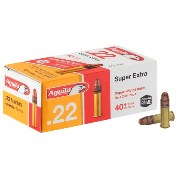 Boîte de 50 cartouches Aguila Super Extra .22 LR SP HV 40 gr