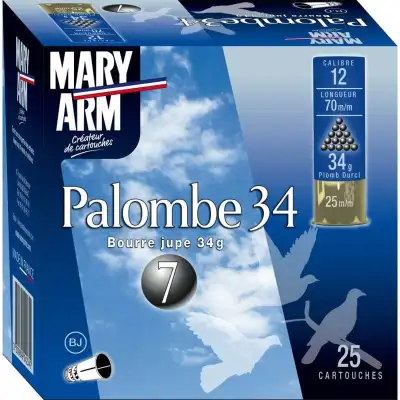 MARYARM PALOMBE 34 BJ CARTOUCHES PALOMBE 12/34G BOURRE JUPE