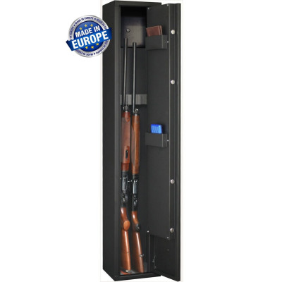 Armoire forte Infac Sentinel 6 pour 6 armes avec lunette et coffre intérieur SD7
