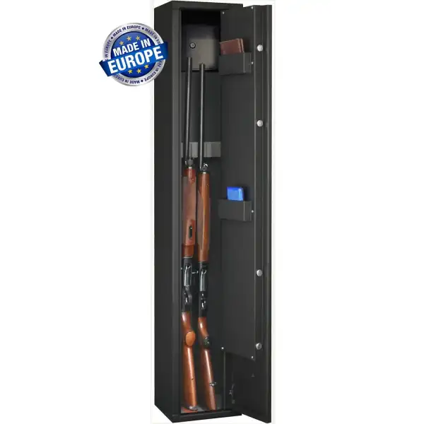 Armoire forte Infac Sentinel 6 pour 6 armes avec lunette et coffre intérieur SD7
