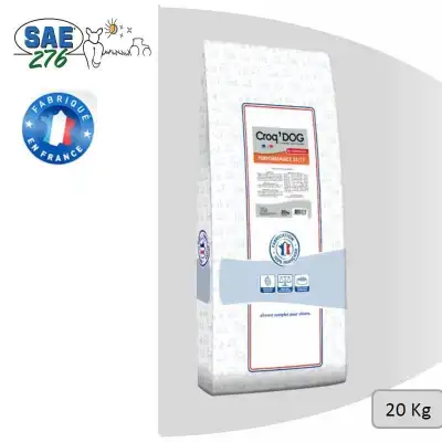 CroqDog Performance 33/17 – Croquettes chiens sportifs et efforts intenses