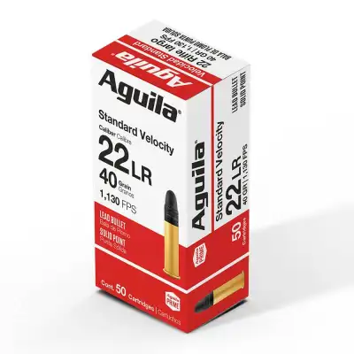 AGUILA 22lr SV SP 40 grains STANDARD VELOCITY à Vitesse standard 1.130 FPS