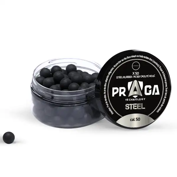 Billes en caoutchouc et acier cal.50 x50 robustes et précises