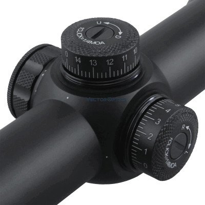 Lunette Vector Optics Grizzly 3-12x56 réticule 4