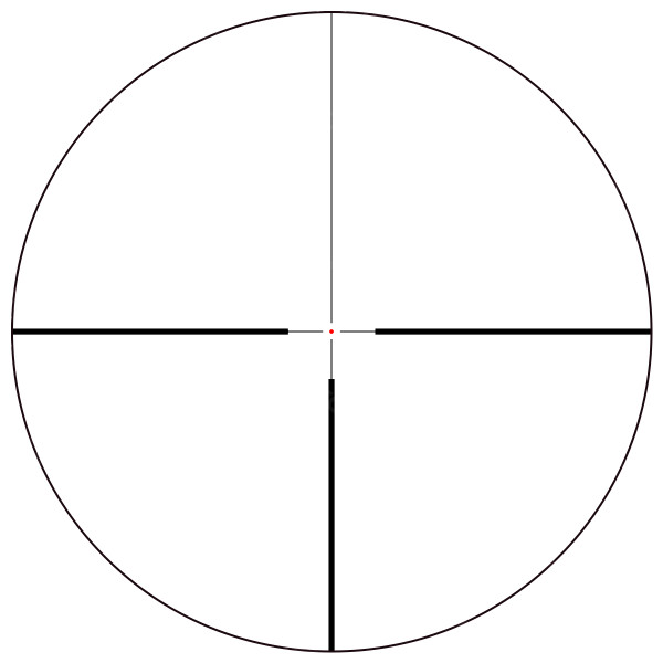Lunette Vector Optics Continental X8 1-8x24 ED SFP réticule 4