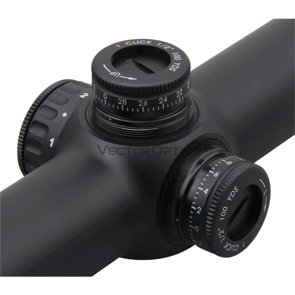Lunette Vector Optics Continental X8 1-8x24 ED SFP réticule 4