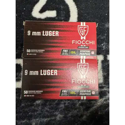 50 MUN FIOCCHI cal.9mm PARA...