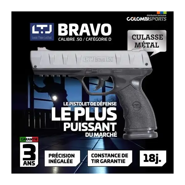 PISTOLET LTL BRAVO CO2 CAL 50