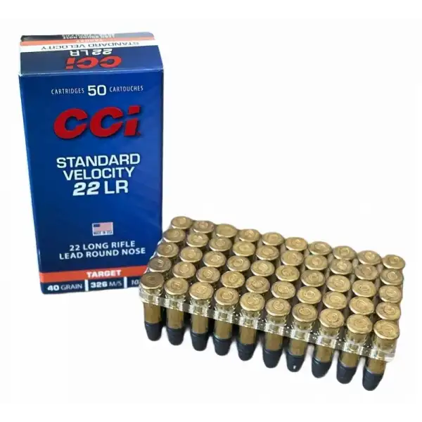 CCI Standard Velocity 22 LR – 40 gr • Boîte de 500 • Livraison gratuite