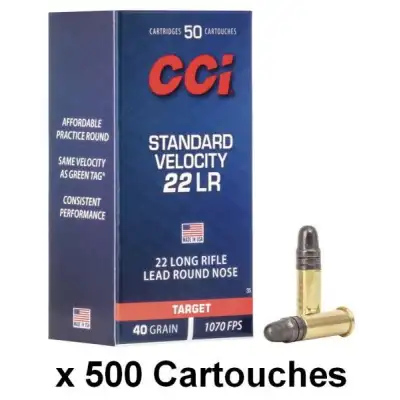 500 MUN CCI Standard cal 22LR LIV GRATIS