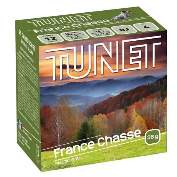Cartouche De Chasse Tunet France Chasse - 36G - Calibre 12