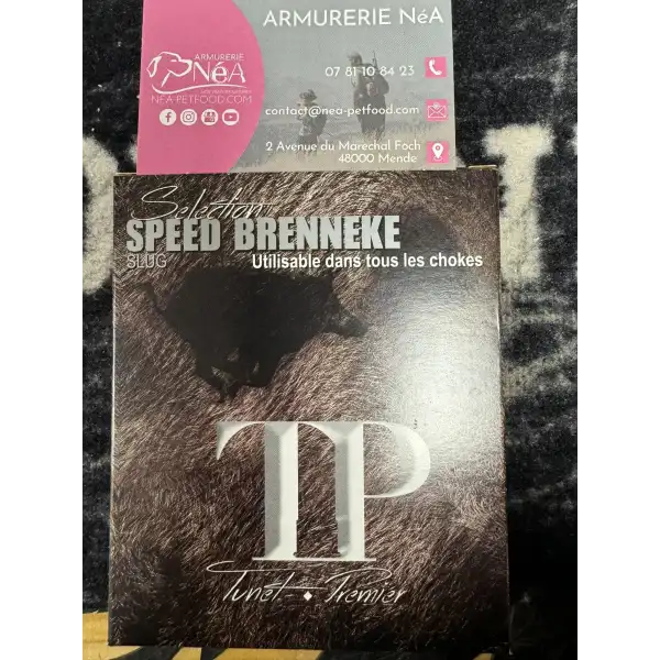 Balle De Fusil Tunet Tp Speed Brenneke - 28.5G - Calibre 12 LIV GRATIS