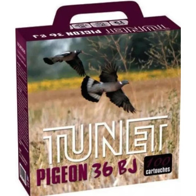 Pack 100 cartouches Tunet Pigeon calibre 12/70 – 36 grammes