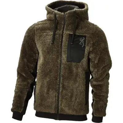 BROWNING SNAPSHOT HOODIE WARM SHERPA GREEN – STYLE, CHALEUR ET CONFORT