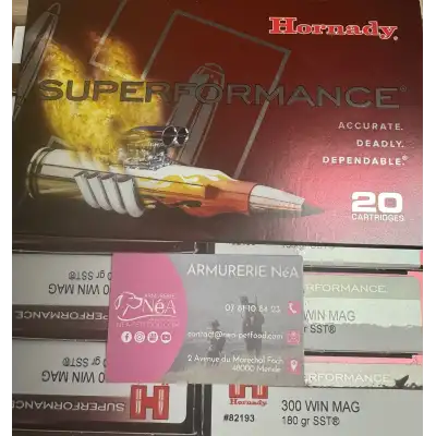 BALLES HORNADY 300 WIN. MAGNUM SUPERFORMANCE SST 82193