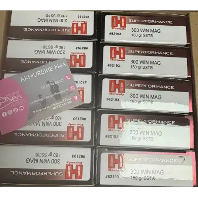 BALLES HORNADY 300 WIN. MAGNUM SUPERFORMANCE SST 82193