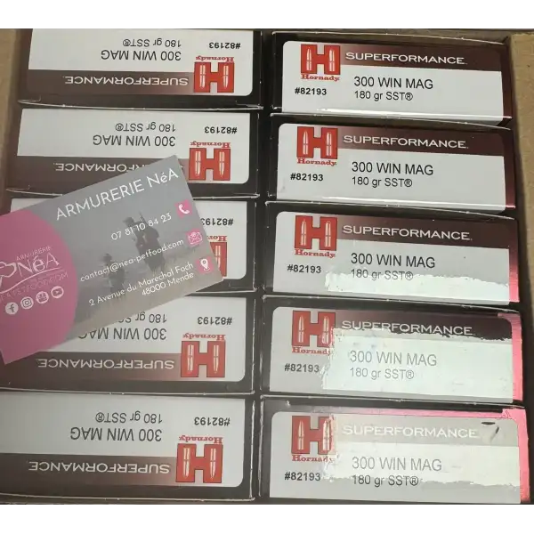 BALLES HORNADY 300 WIN. MAGNUM SUPERFORMANCE SST 82193