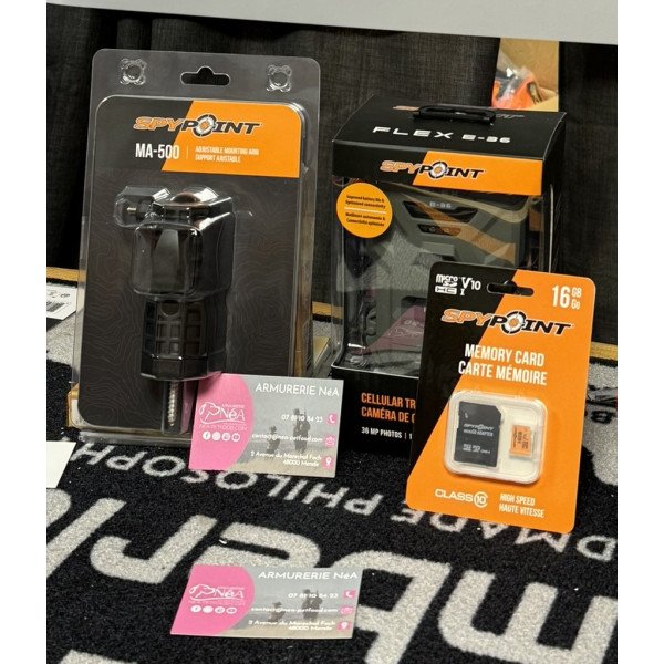 SPYPOINT FLEX-E36 + SUPPORT MURAL + CARTE SD LIVRAISON OFFERTE