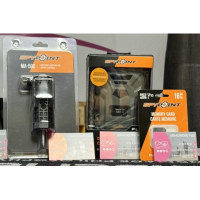 SPYPOINT FLEX-E36 + SUPPORT MURAL + CARTE SD LIV GRATIS